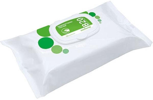 B 20 Desinfektionstücher im Flowpack, 50 Stk.